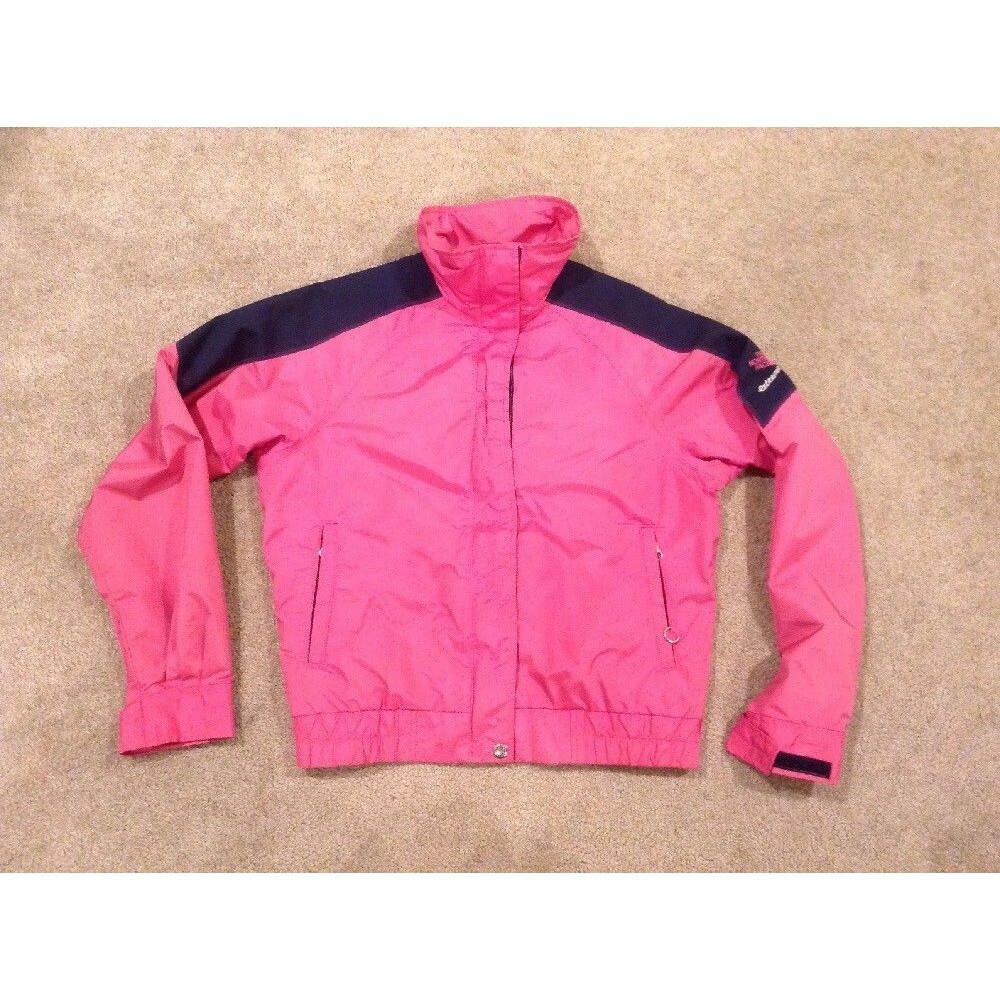 VTG 80s The North Face Extreme Goretex Nylon Jacket Shell Pink/Blue Womens Sz 10